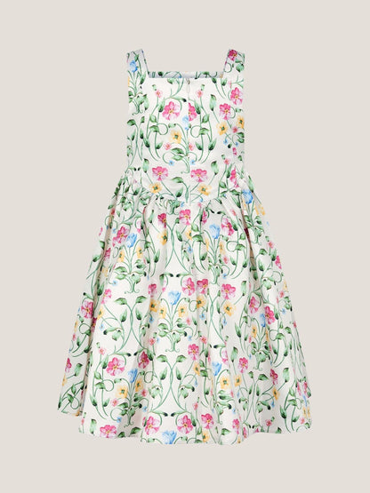 Monsoon Cream Dancer Floral Basque Party Dress image 3