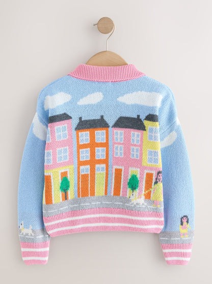 Dsiney Kidz - Pink Collared Cardigan (3-16yrs) image 2