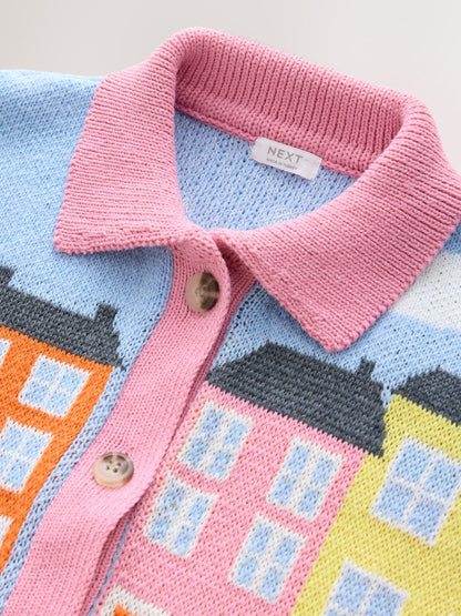 Dsiney Kidz - Pink Collared Cardigan (3-16yrs) image 3