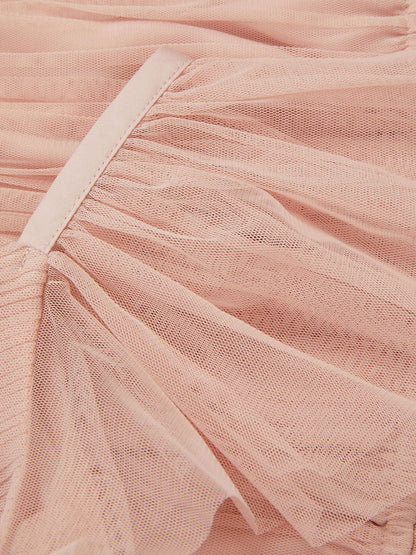 Monsoon Pink Olene Pleat Tulle Top image 4