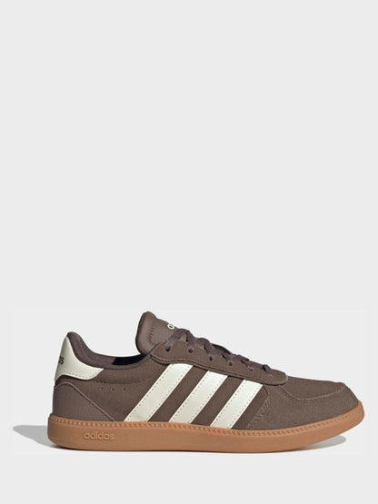 adidas Brown/White Breaknet Sleek Junior Trainers image 1