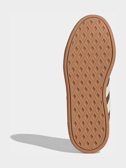 adidas Brown/White Breaknet Sleek Junior Trainers image 3