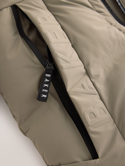 Baker by Ted Baker Stone Shower Resistant Longline Padded Coat - image 11