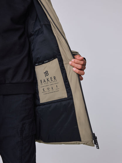 Baker by Ted Baker Stone Shower Resistant Longline Padded Coat - image 6