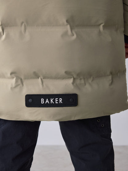 Baker by Ted Baker Stone Shower Resistant Longline Padded Coat - image 7