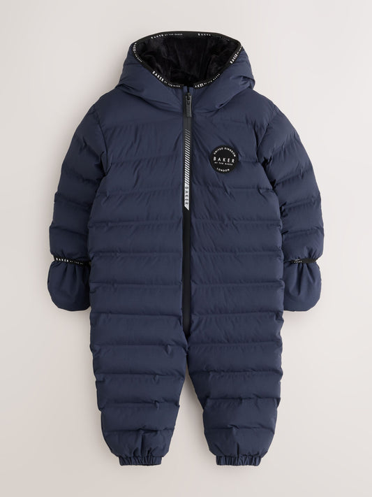 Baker by Ted Baker Navy Shower Resistant Padded Snowsuit - image 1