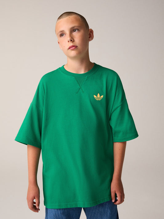 Dsiney Kidz - adidas Originals Green Dinosaur Back Graphic T-Shirt image 2