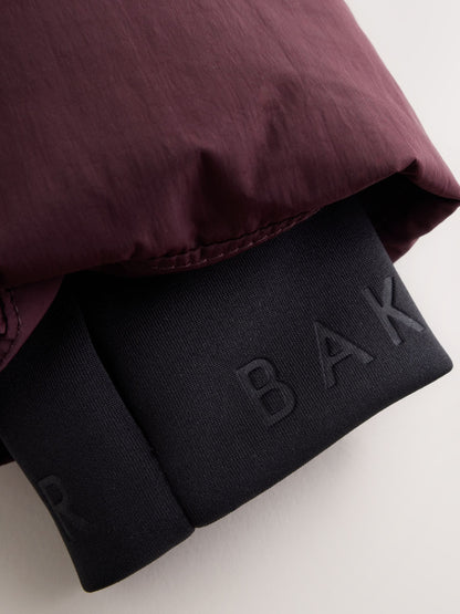 Baker by Ted Baker Burgundy Red Shower Resistant Padded Coat - image 13