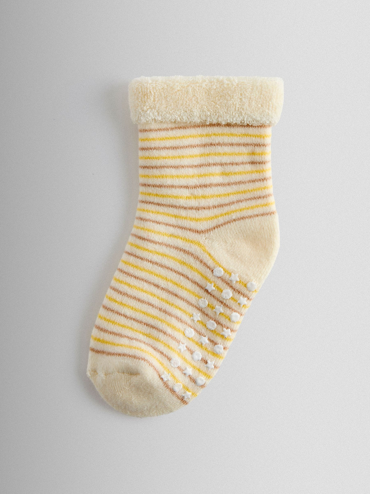 JoJo Maman Bébé Light Brown 3-Pack Baby Chick Sock image 2