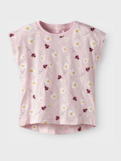 Name It Pink Printed Graphic T-Shirts 3 Pack image 4