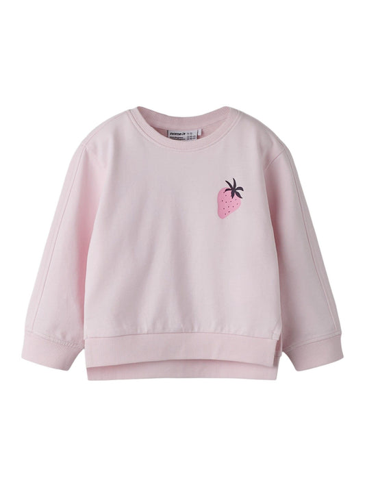 Name It Pink Strawberry Sweat Top and Leggings Set image 2