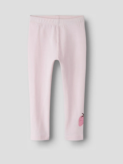 Name It Pink Strawberry Sweat Top and Leggings Set image 4