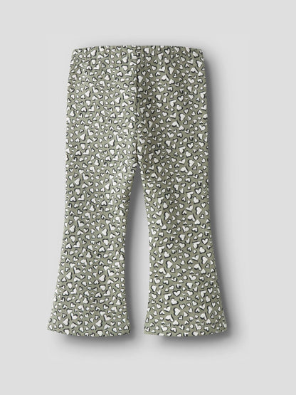 Name It Grey Leopard Print Flared Trousers image 3