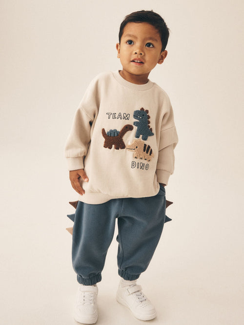Dsiney Kidz - Neutral Crew Neck Joggers Set (3mths-7yrs) image 1