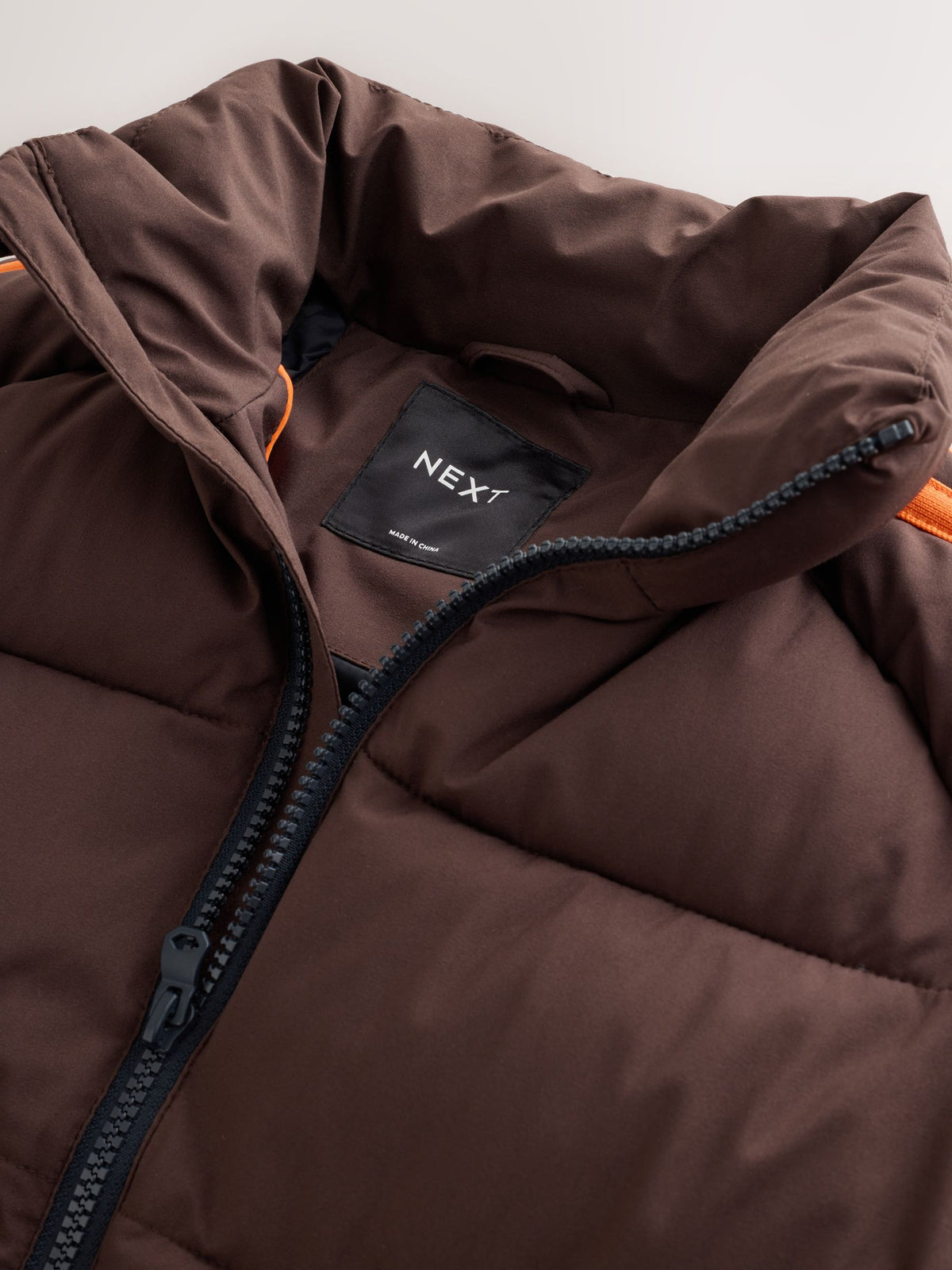 Brown Side Stripe Padded Collared Coat (3-16yrs) - image 10