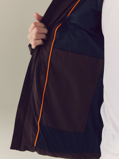 Brown Side Stripe Padded Collared Coat (3-16yrs) - image 6