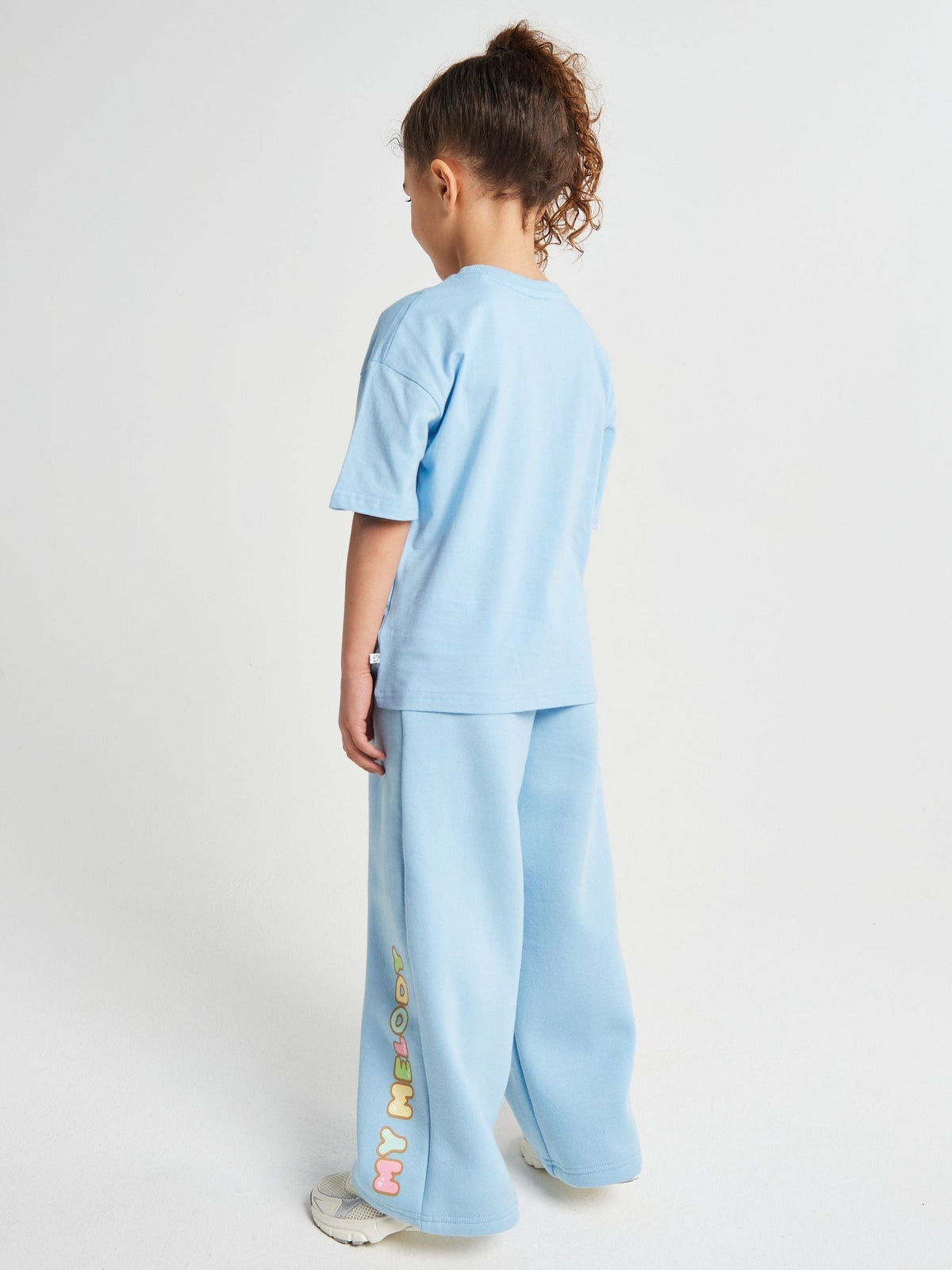 Dsiney Kidz - Brand Threads Blue My Melody T-Shirt and Wide Leg Joggers Set image 3
