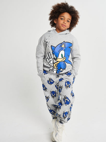 Brand Threads Grey Sonic the Hedgehog Joggers Set image 1