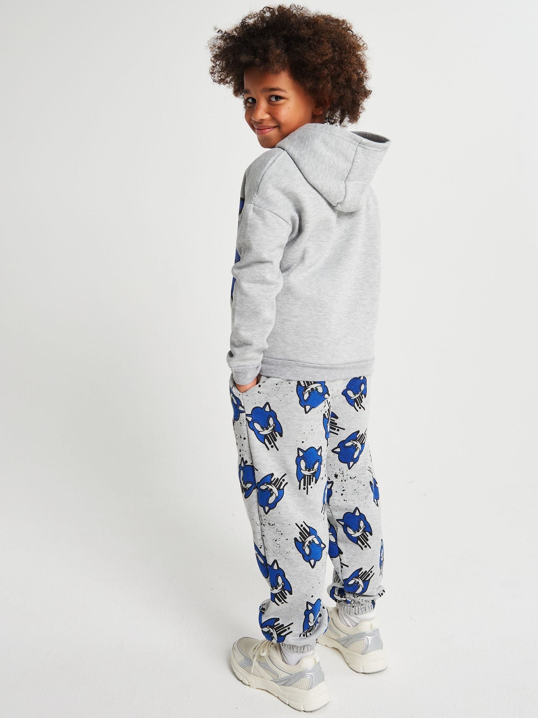 Brand Threads Grey Sonic the Hedgehog Joggers Set image 2
