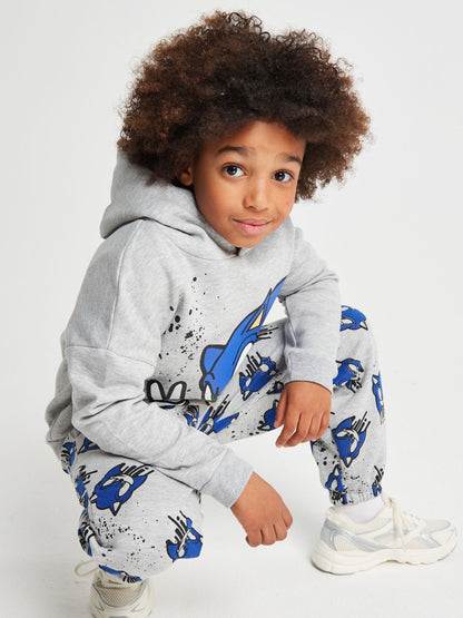 Brand Threads Grey Sonic the Hedgehog Joggers Set image 3