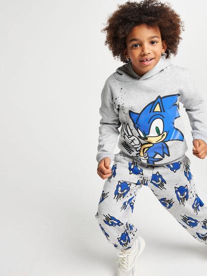 Brand Threads Grey Sonic the Hedgehog Joggers Set image 4