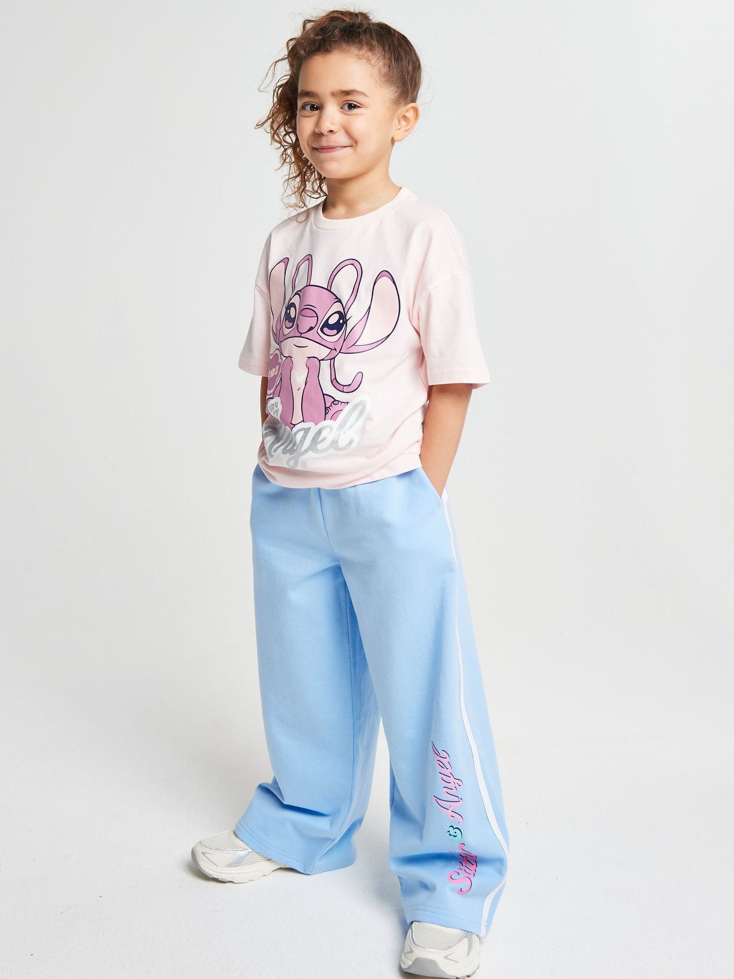 Dsiney Kidz - Brand Threads Pink Lilo & Stitch T-Shirts 2 Pack image 2