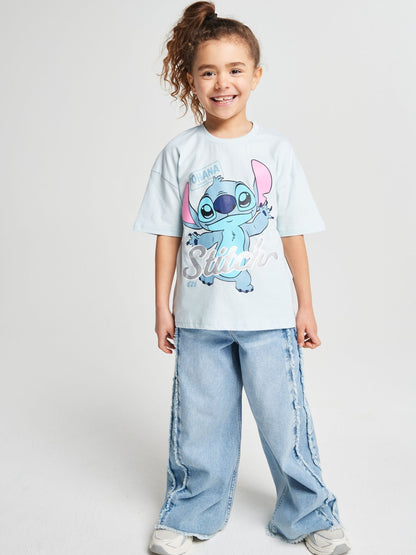 Dsiney Kidz - Brand Threads Pink Lilo & Stitch T-Shirts 2 Pack image 3