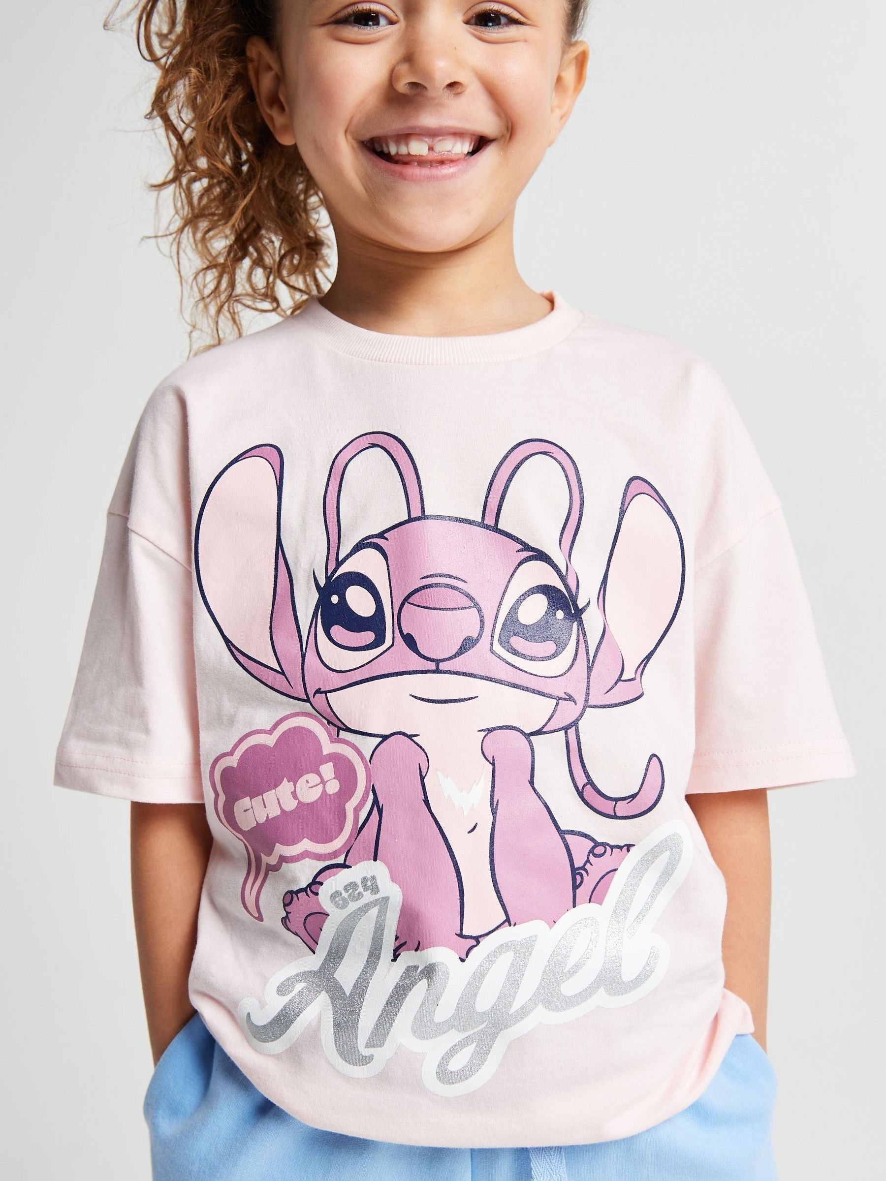 Dsiney Kidz - Brand Threads Pink Lilo & Stitch T-Shirts 2 Pack image 6
