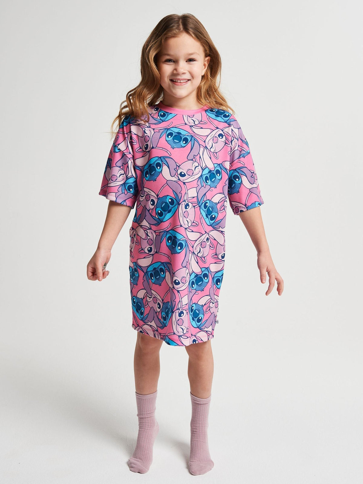 Brand Threads Pink Lilo & Stitch Nighties 2 Pack - image 8