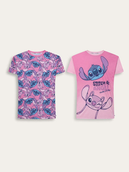 Brand Threads Pink Lilo & Stitch Nighties 2 Pack - image 9