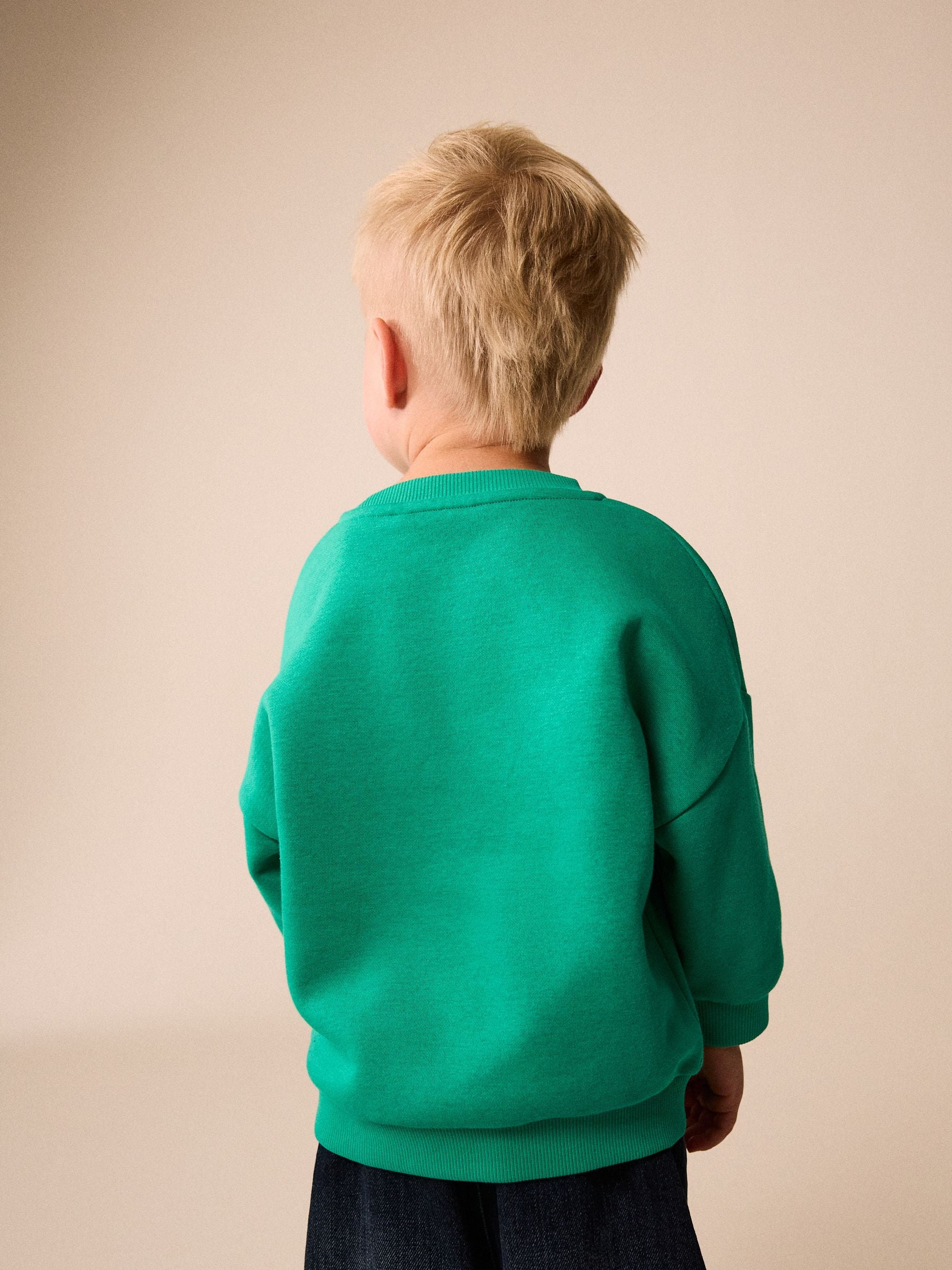 Dsiney Kidz - Green Juice Box Printed Crew Neck Sweat Top (3mths-7yrs) image 3