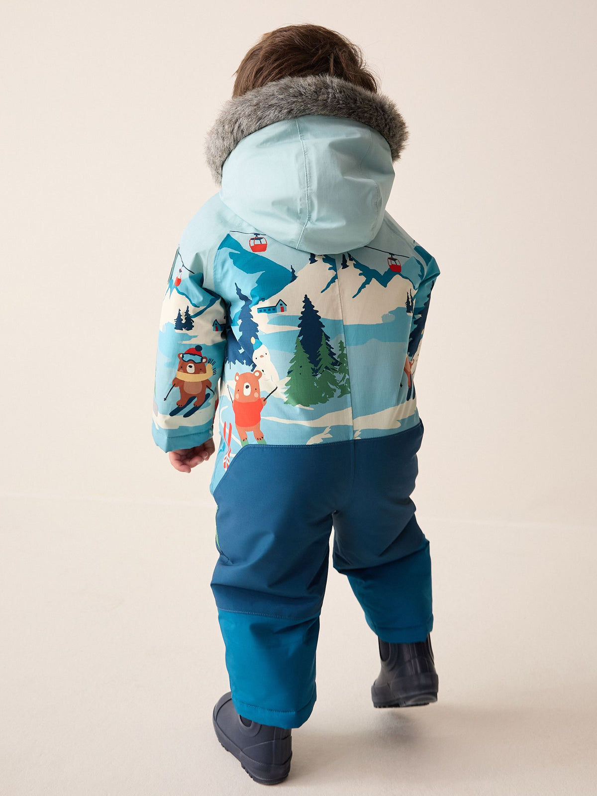 Snow Scene Wadded Waterproof Snowsuit (3mths-7yrs) - image 3