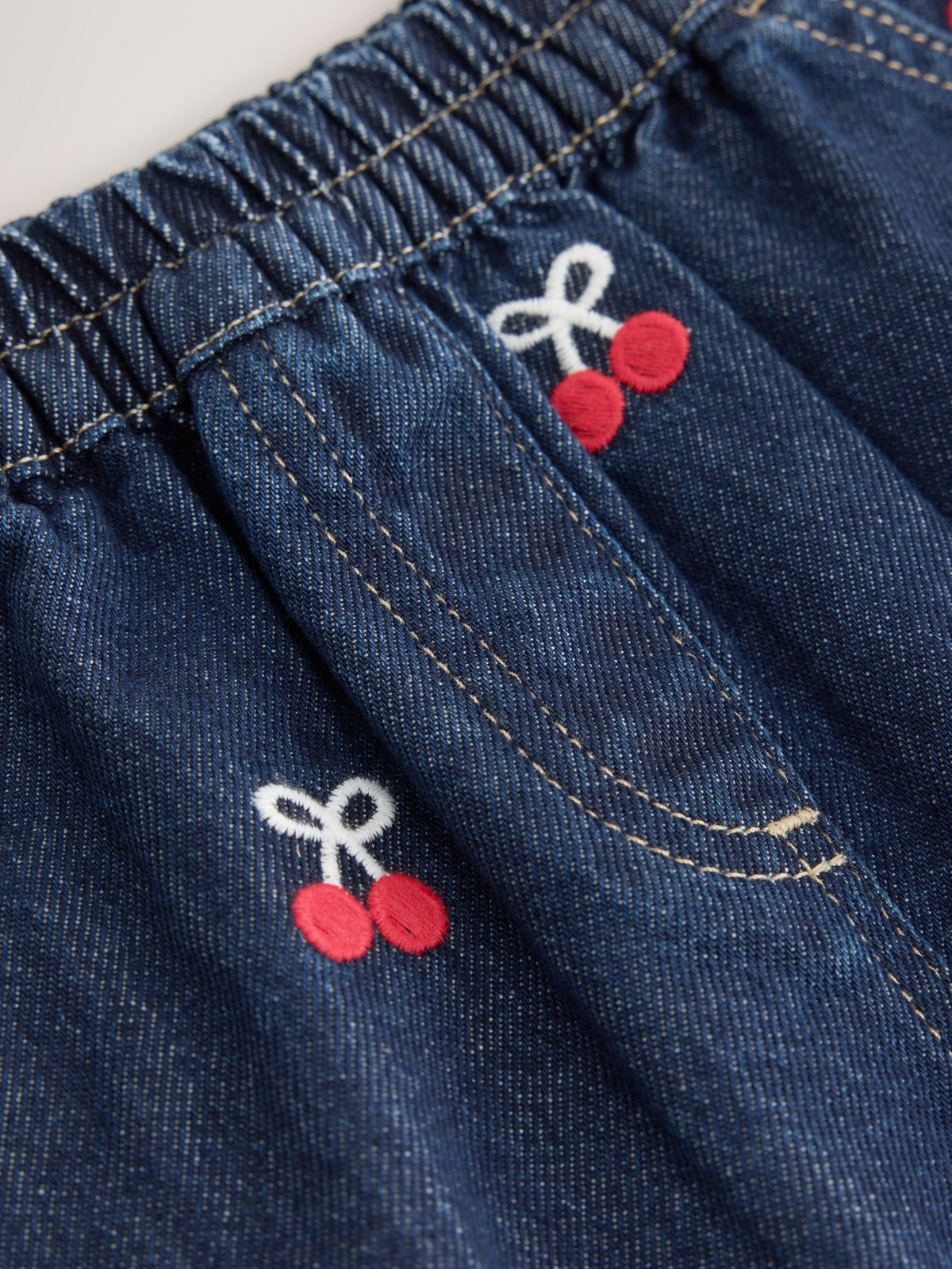 Dsiney Kidz - Denim Cherry Embroidery Pull-On Skirt (3mths-7yrs) image 9