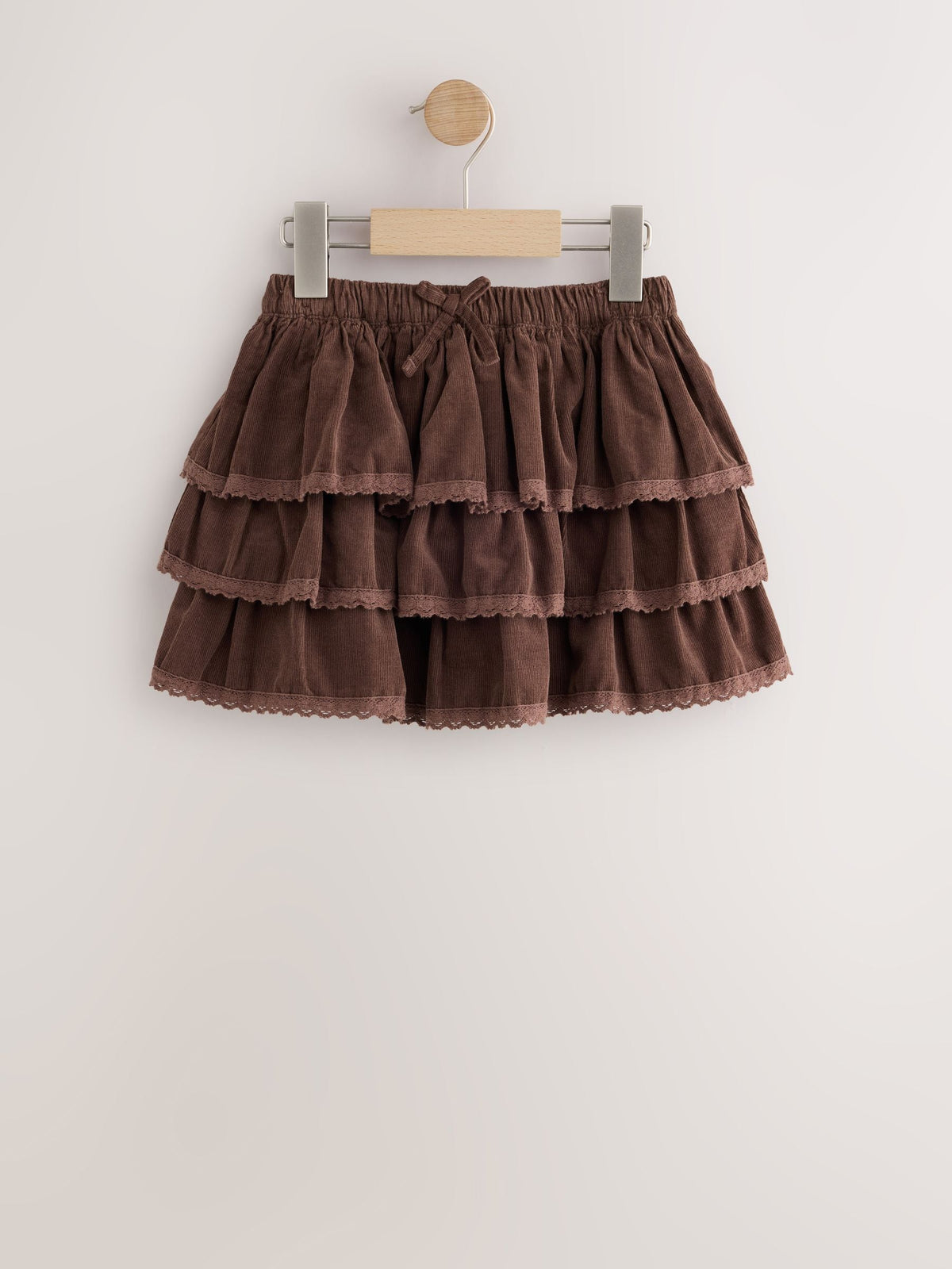 Dsiney Kidz - Chocolate Brown Cord Pullon Rara Skirt (3mths-7yrs) image 5