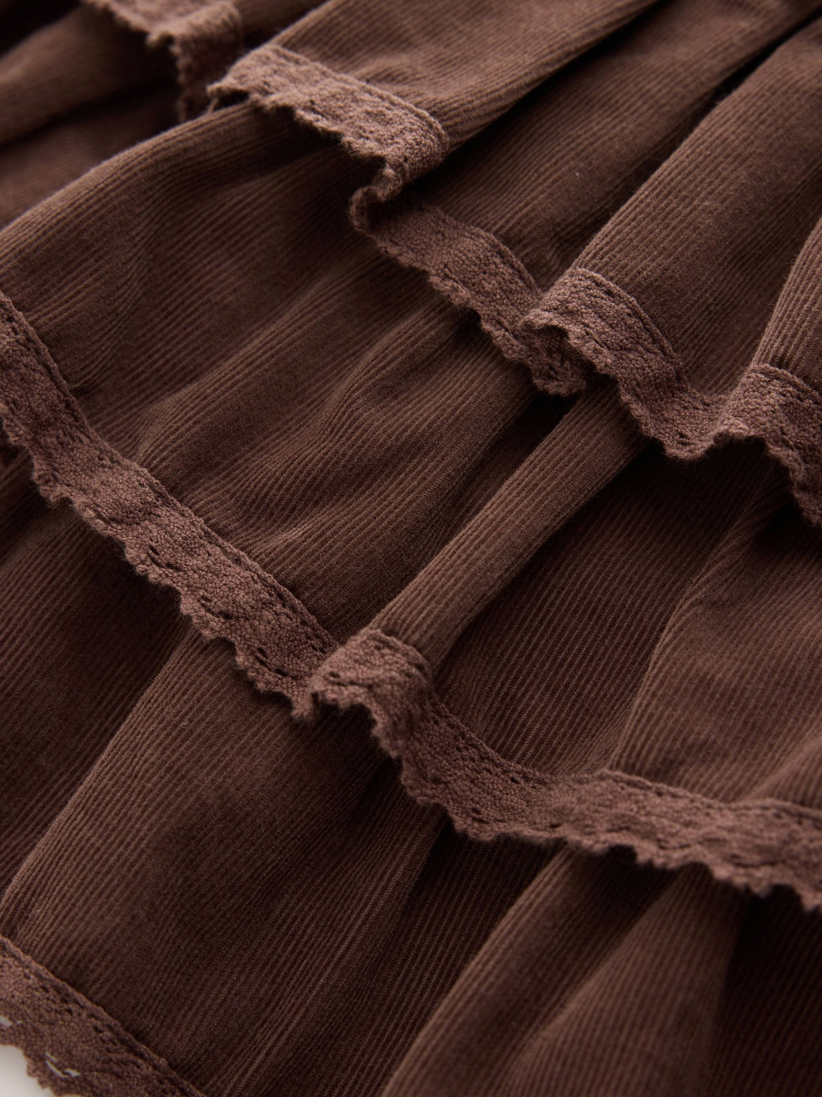 Dsiney Kidz - Chocolate Brown Cord Pullon Rara Skirt (3mths-7yrs) image 7