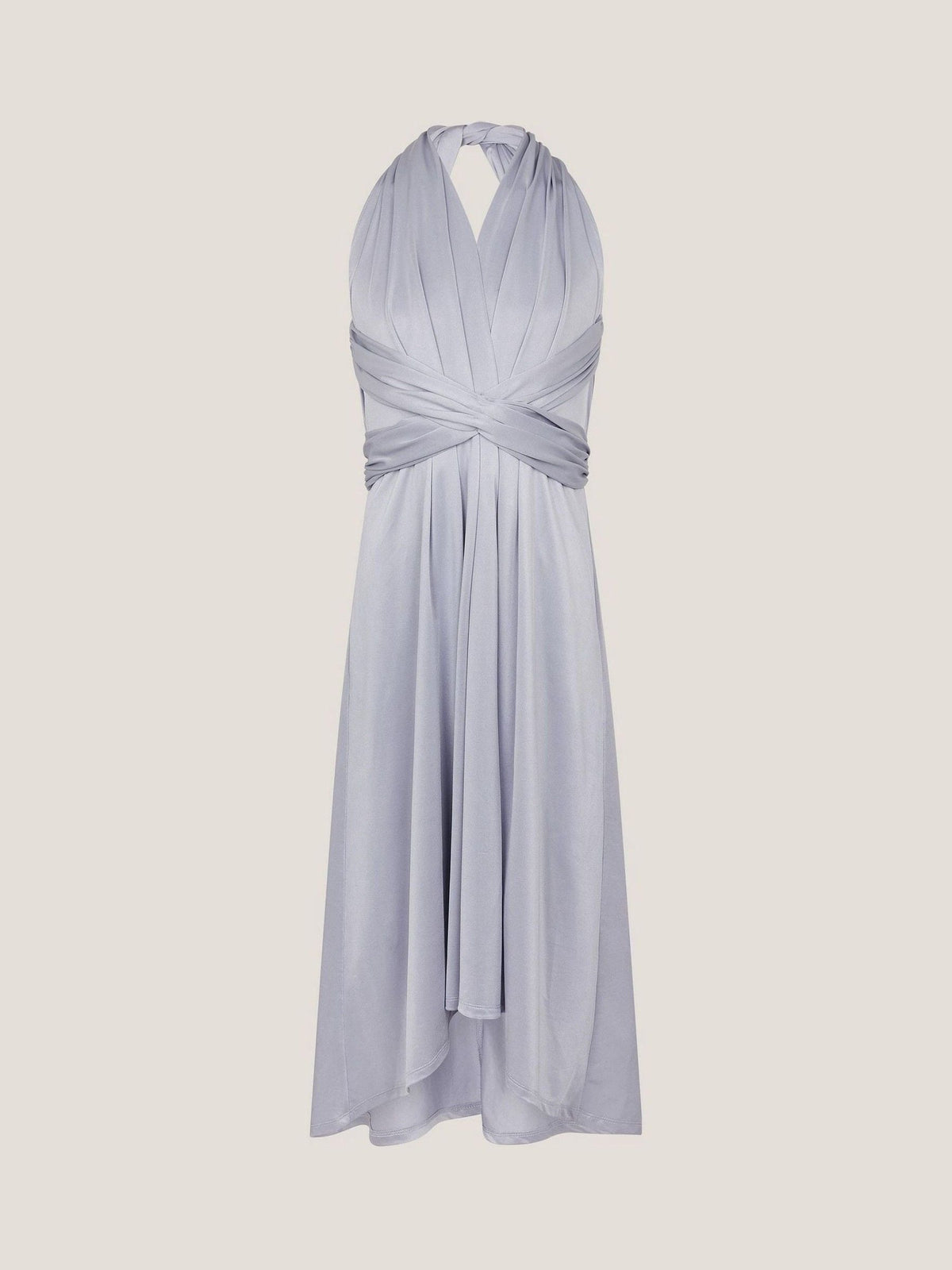 Monsoon Blue Tia Twist Prom Dress - image 1