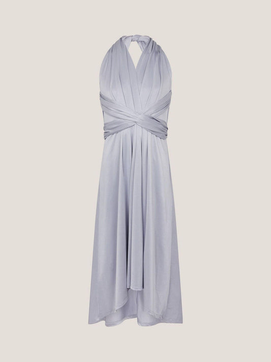 Monsoon Blue Tia Twist Prom Dress - image 1