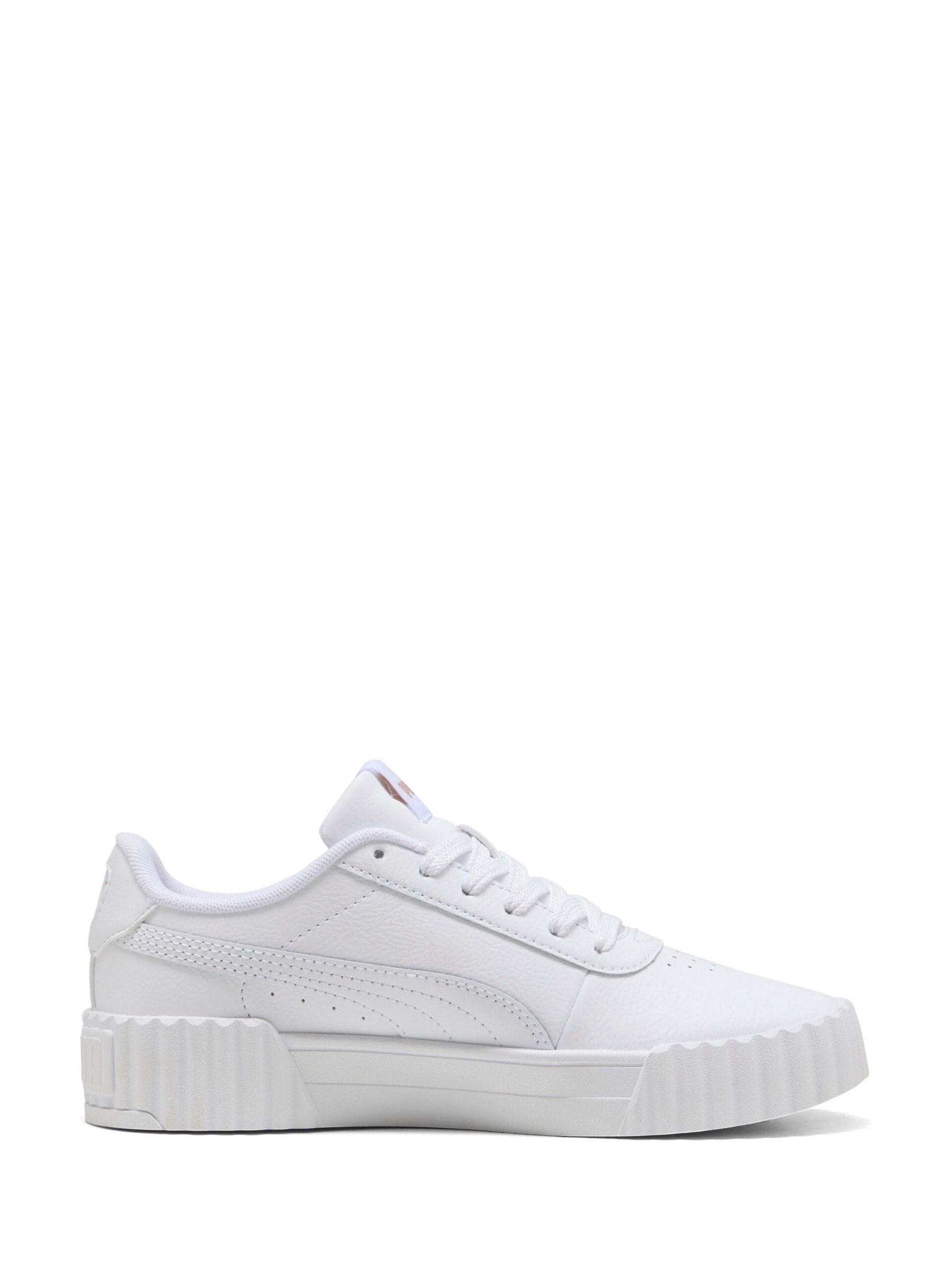 Puma White Kids Youth Carina 3.0 Sneakers image 2