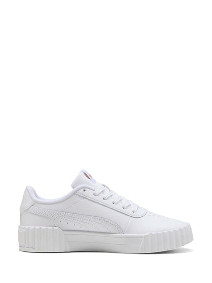 Puma White Kids Youth Carina 3.0 Sneakers image 2