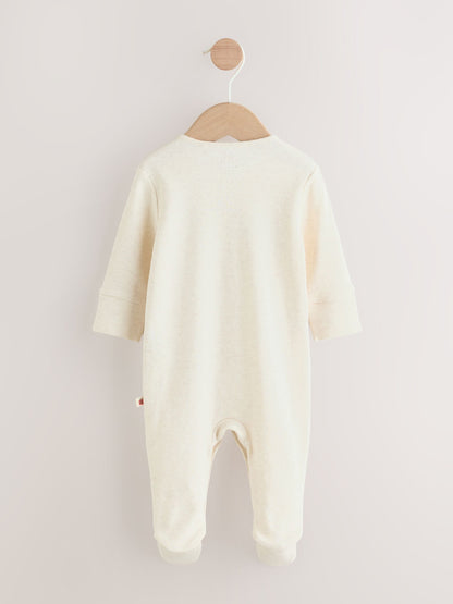 Cream Baby Christmas Character Sleepsuit (0mths-3yrs)