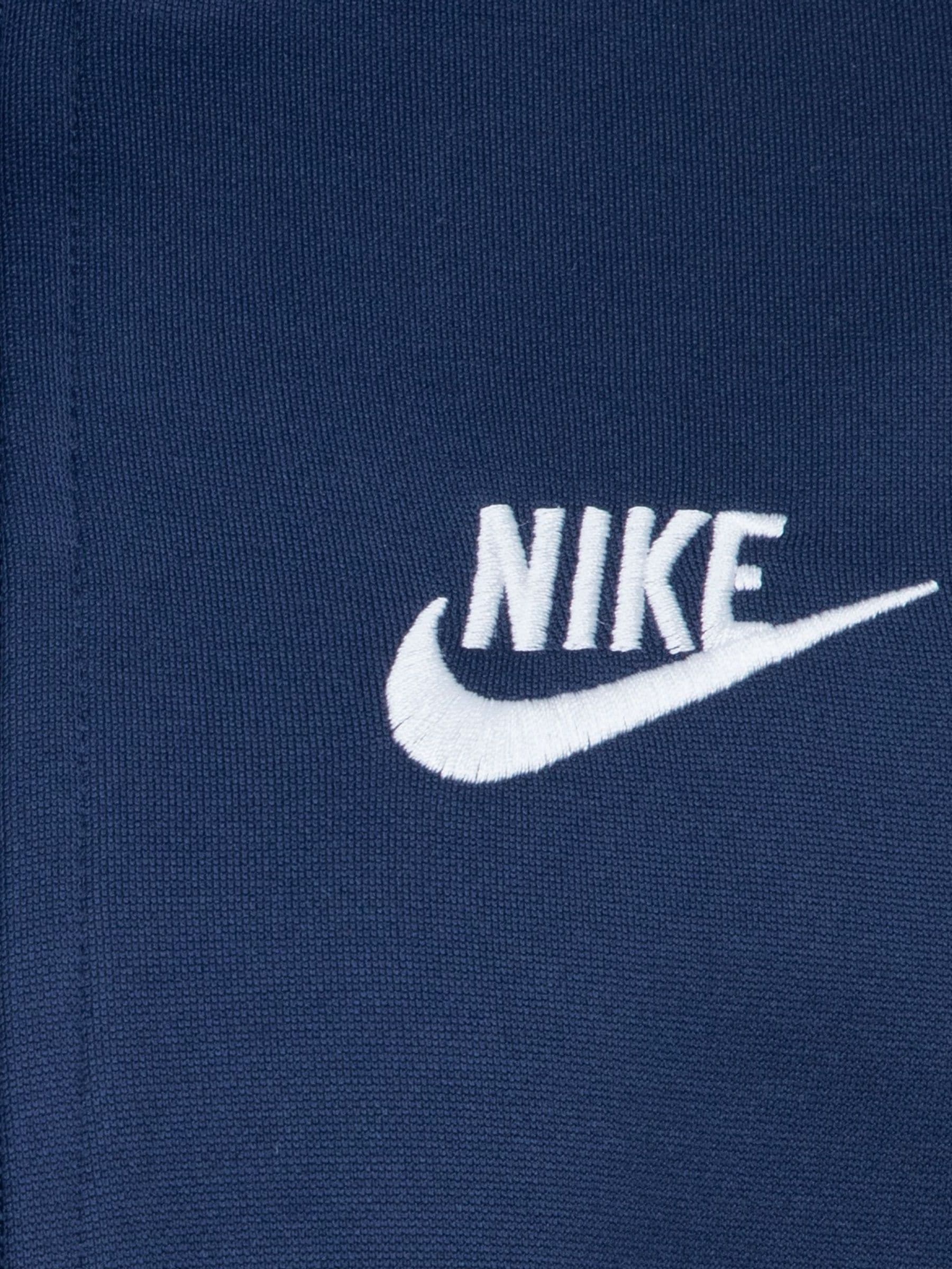 Nike Blue Little Poly Full Zip Tape Logo Tracksuit Set image 4