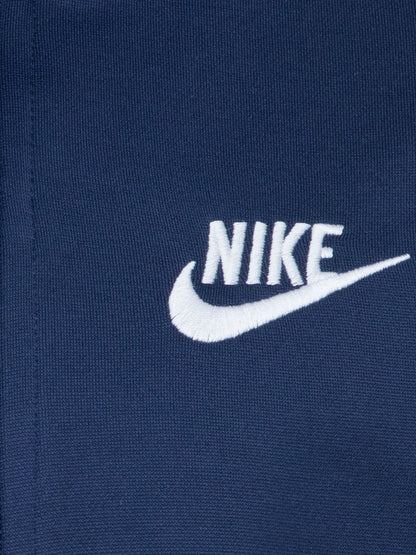 Nike Blue Little Poly Full Zip Tape Logo Tracksuit Set image 4