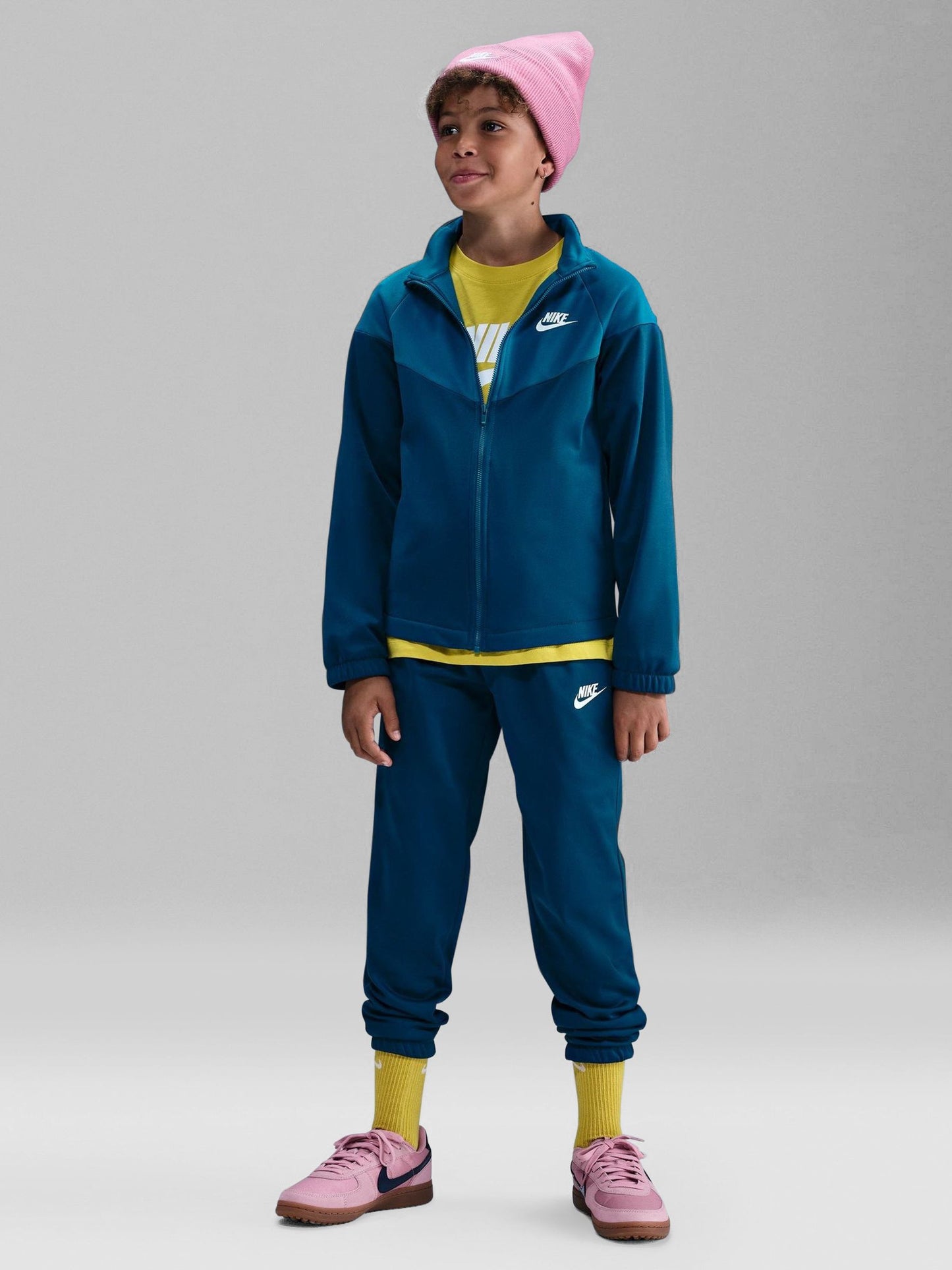 Dsiney Kidz - Nike Blue Force Dri-Fit Poly Zip Through Tracksuit image 1