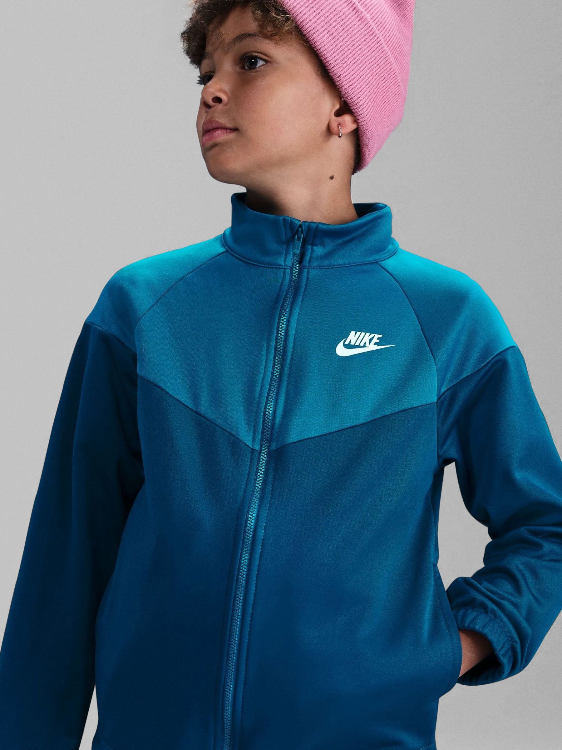 Dsiney Kidz - Nike Blue Force Dri-Fit Poly Zip Through Tracksuit image 5