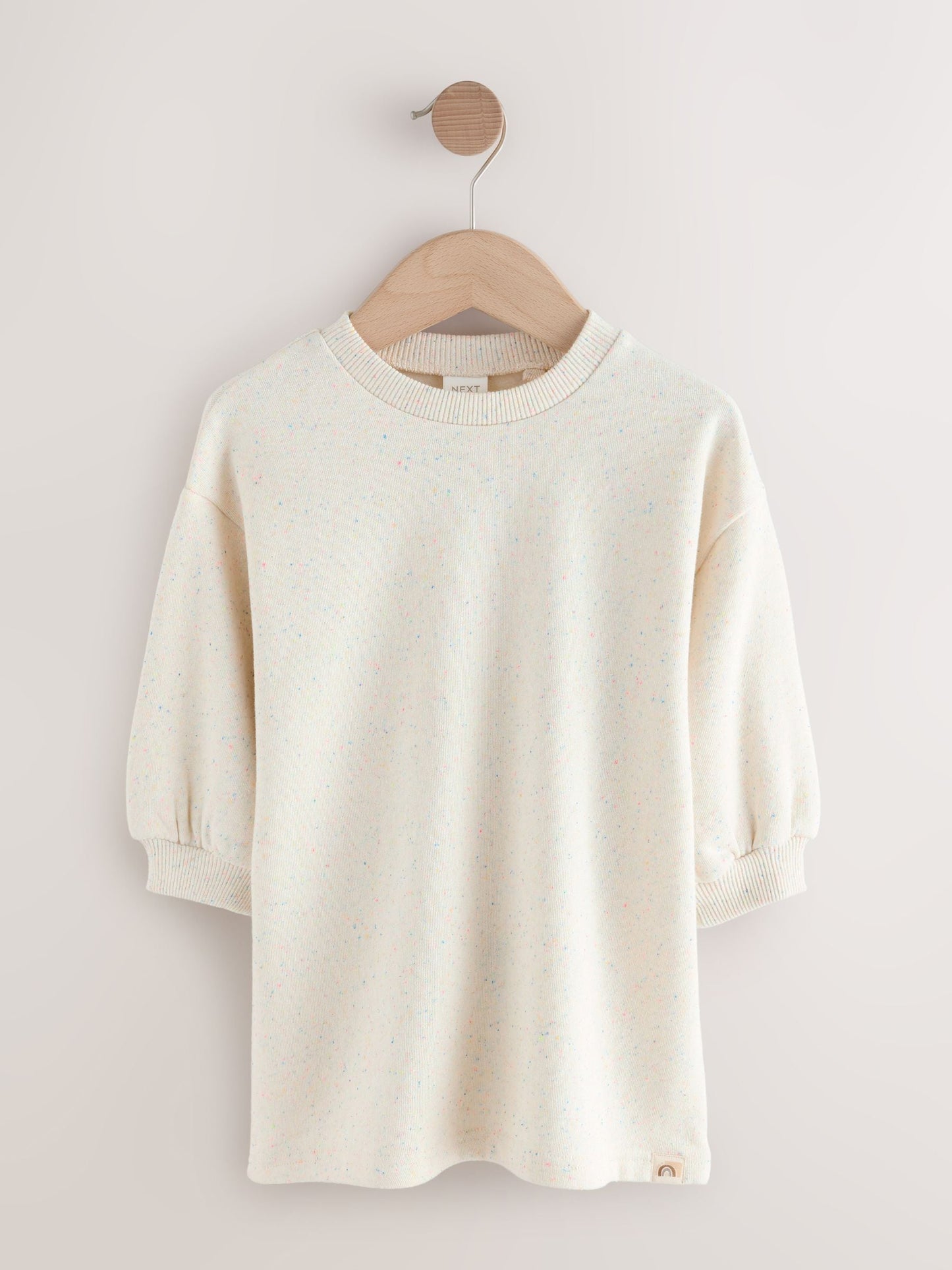 Oatmeal Cream Relaxed Sweat Dress (3mths-7yrs)