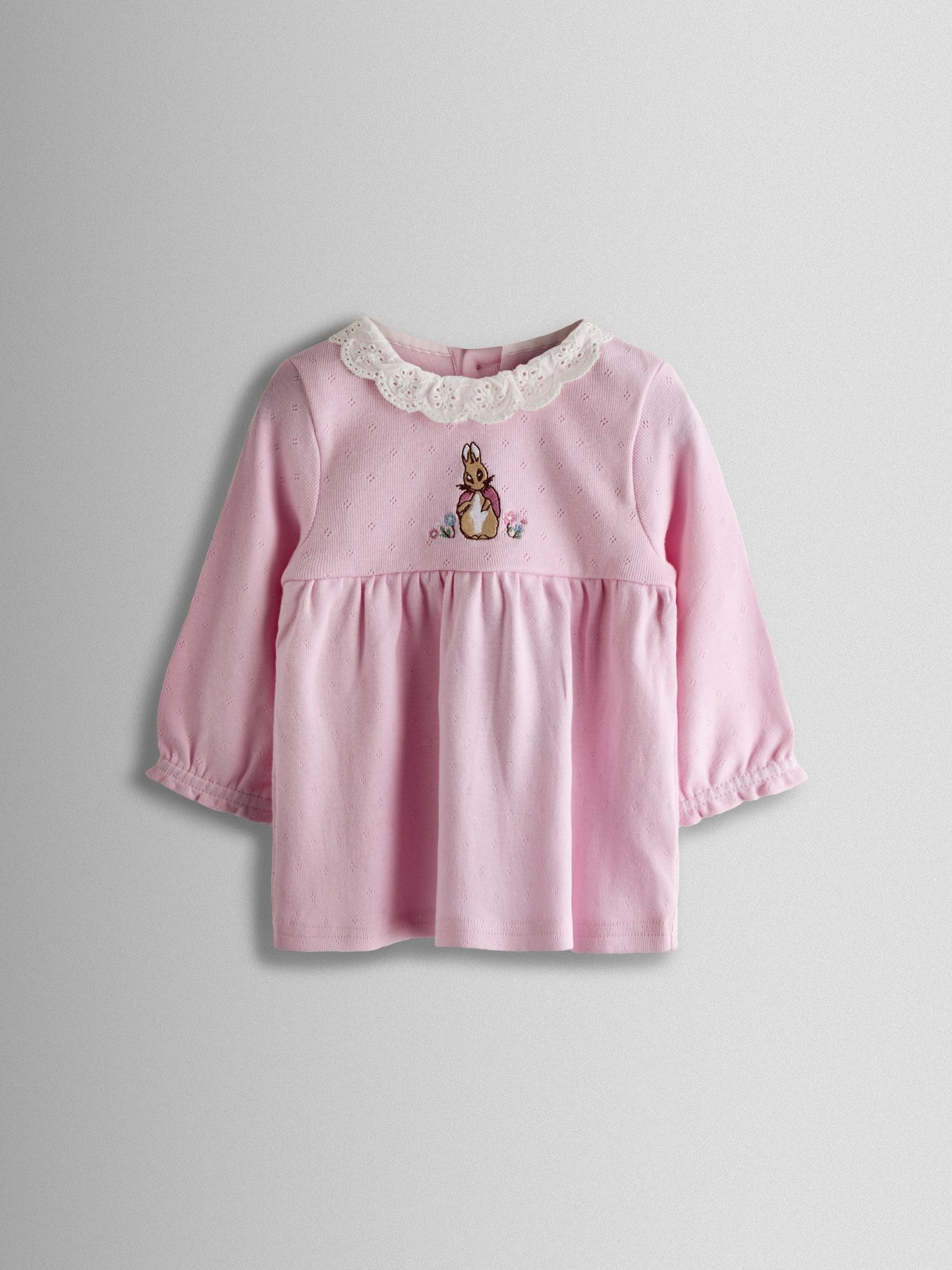 JoJo Maman Bébé Pink Flopsy Blouse & Leggings Set image 2