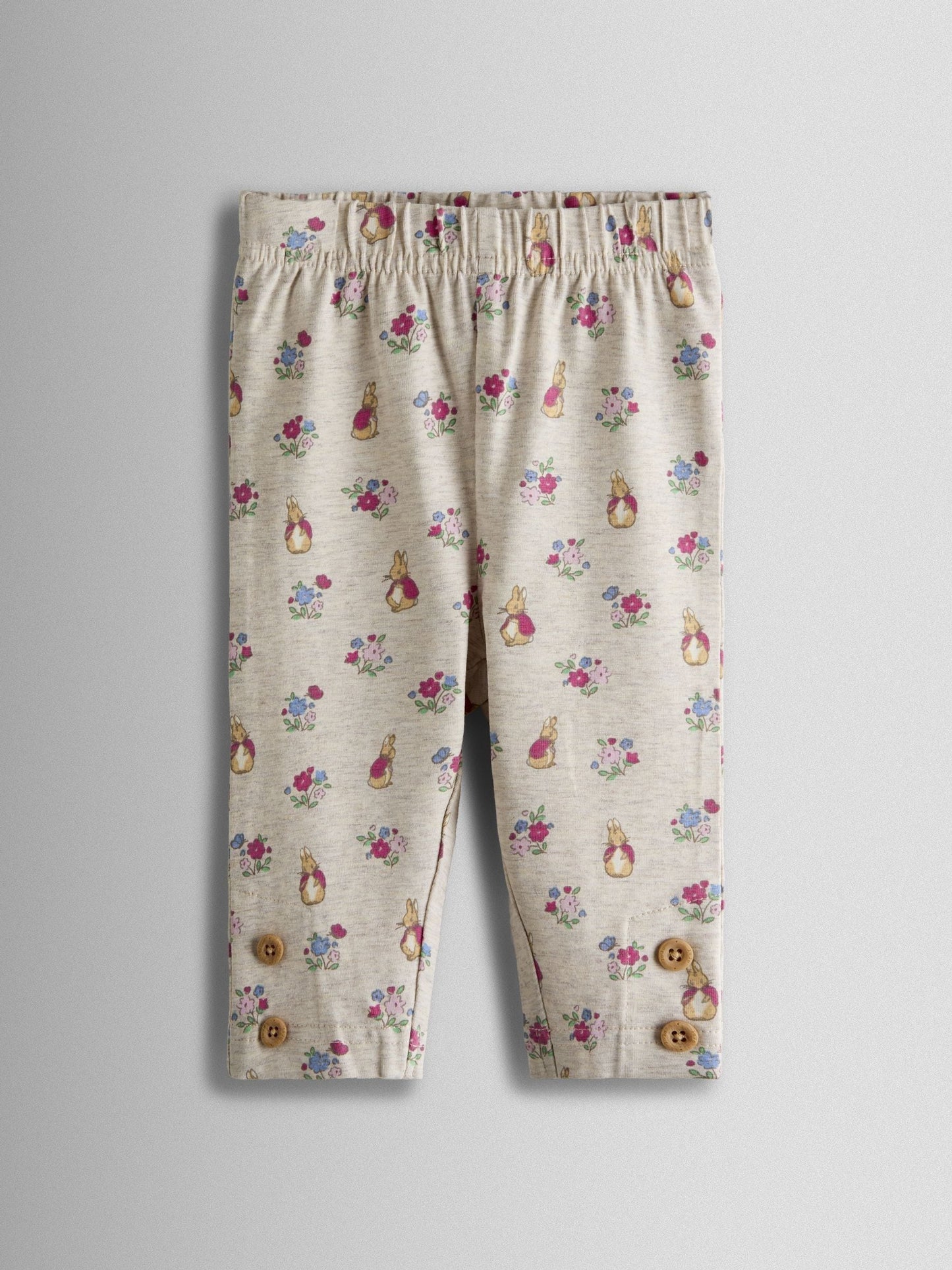 JoJo Maman Bébé Pink Flopsy Blouse & Leggings Set image 4