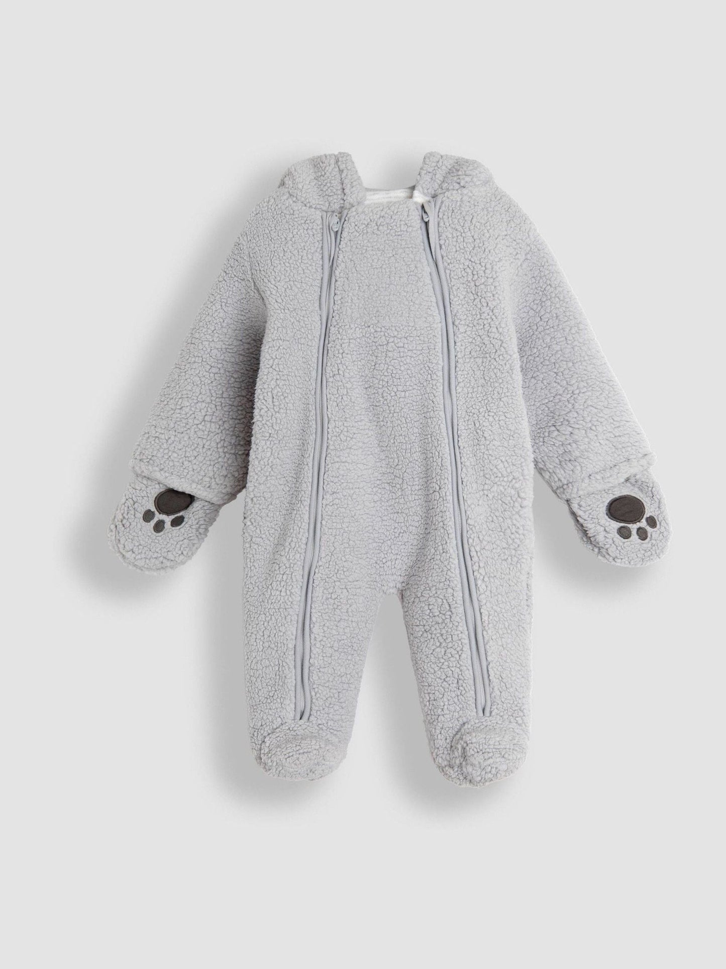 JoJo Maman Bébé Grey Koala Cosy Borg Character Pramsuit image 1