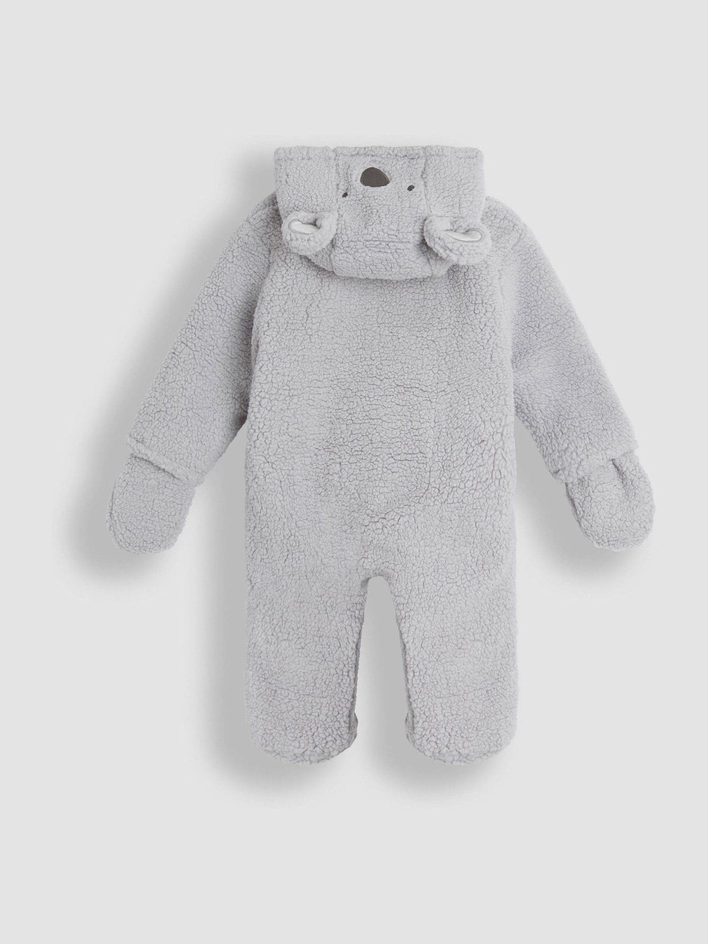 JoJo Maman Bébé Grey Koala Cosy Borg Character Pramsuit image 3