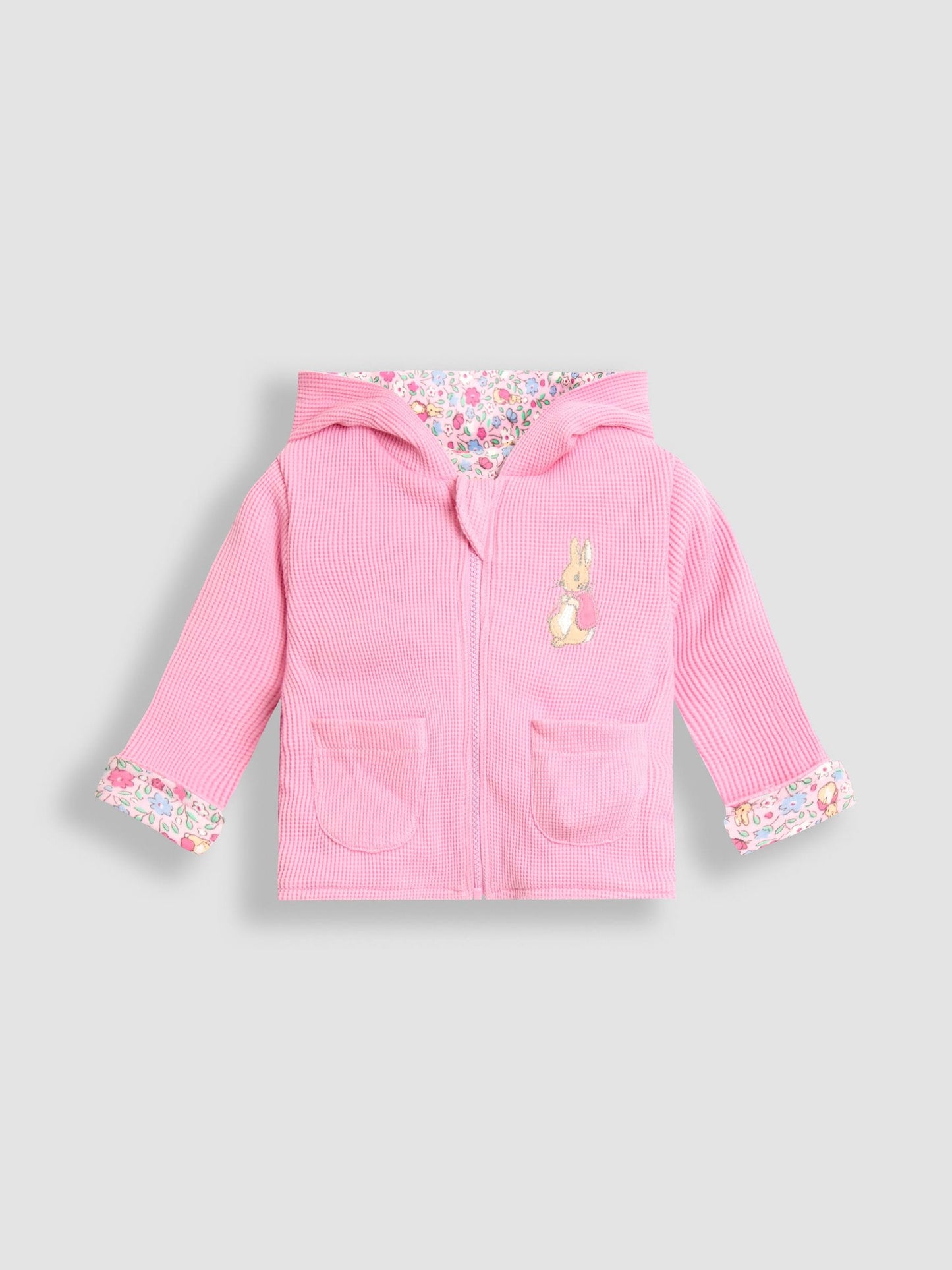 JoJo Maman Bébé Pink 3-Piece Hoodie, Jogger & Body Set image 2
